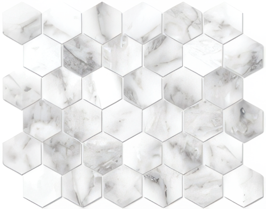 Mozart 2" x 2" Hexagon Mosaic Porcelain Tile - NOVA Tile & Stone