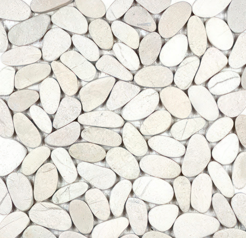 Pebbles Flat Cut Mosaic - NOVA Tile & Stone