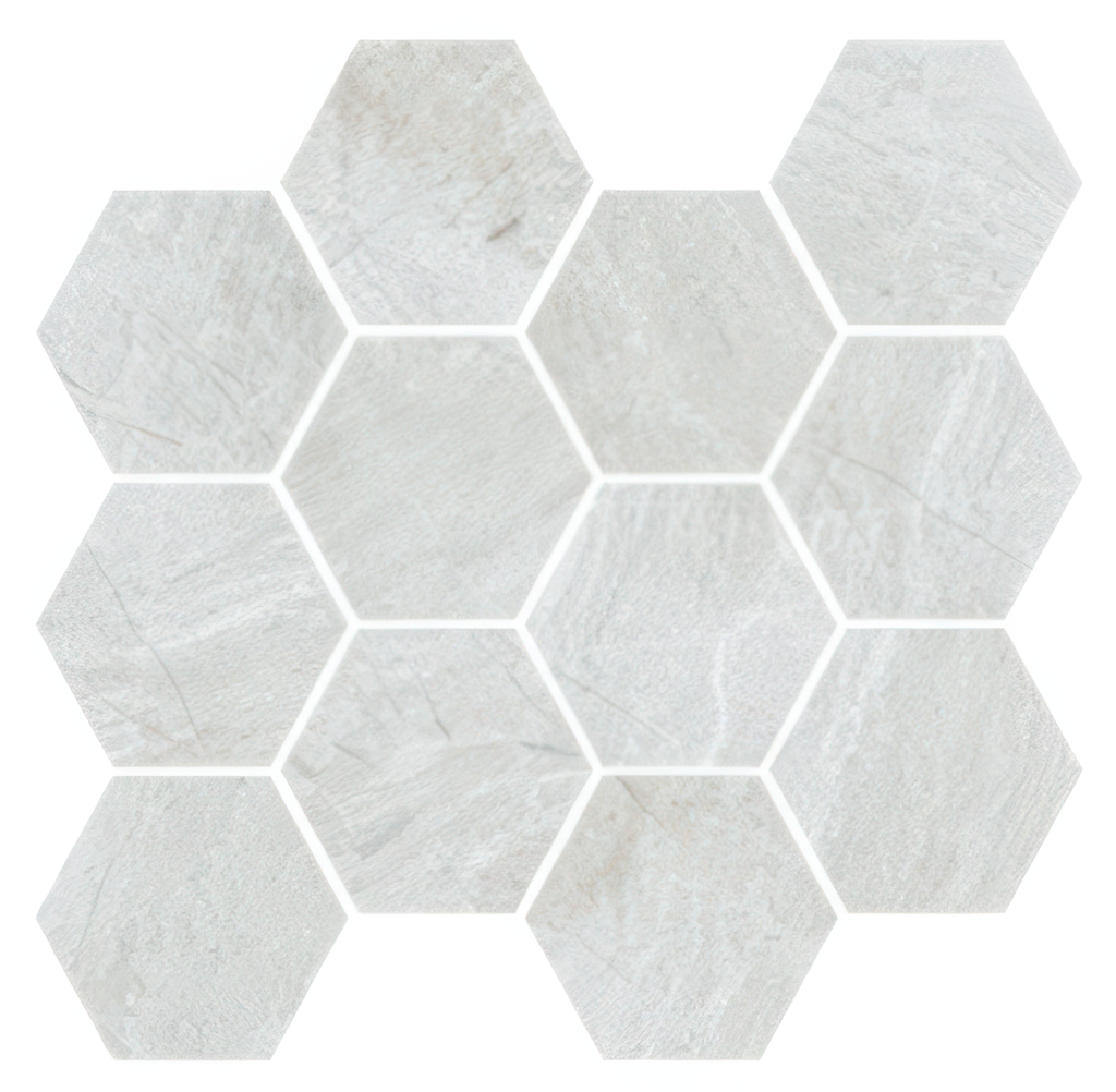 Malta 4" x 4" Hexagon Mosaic Porcelain Tile - NOVA Tile & Stone