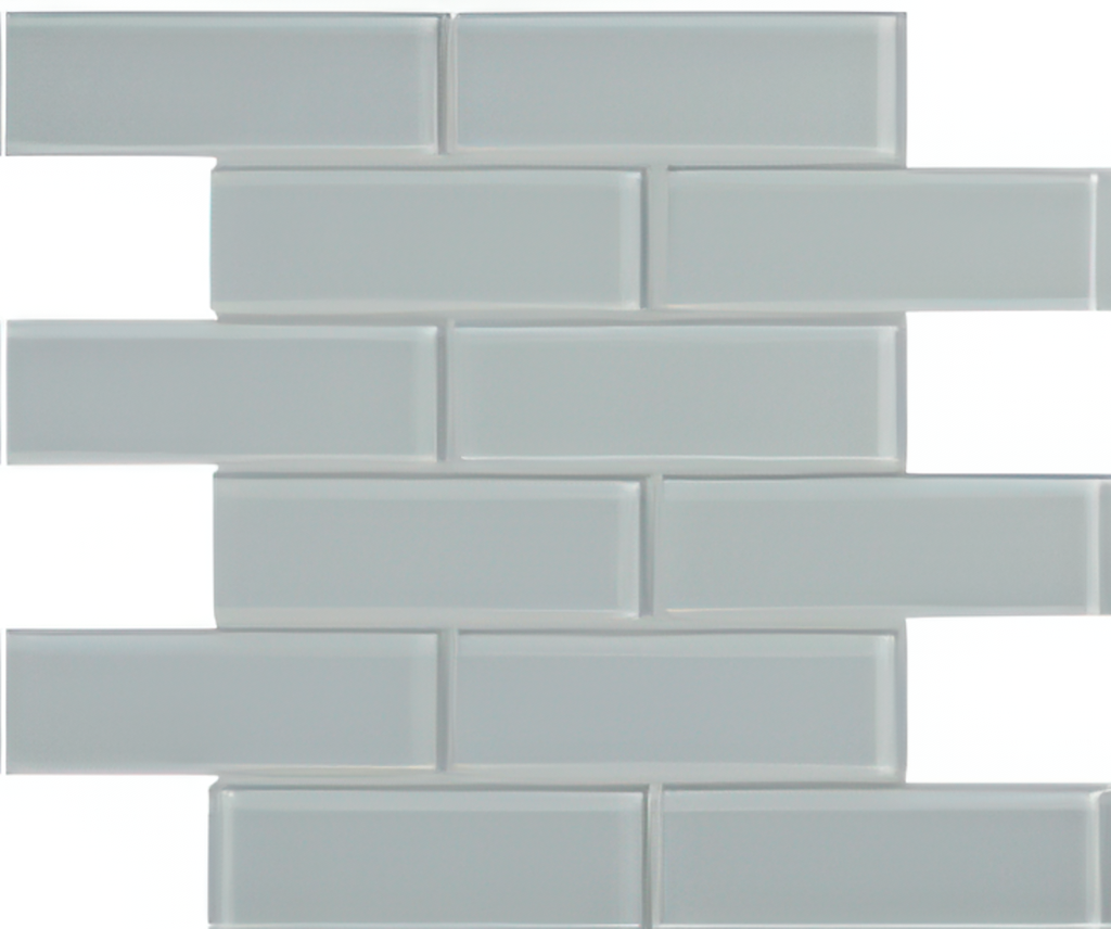 Crystal Metropolis 2" x 6" Brick Mosaic Tile - NOVA Tile & Stone