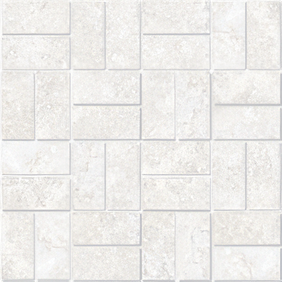 Fantasy 1.5" x 3" Basketweave Mosaic Porcelain Tile - NOVA Tile & Stone