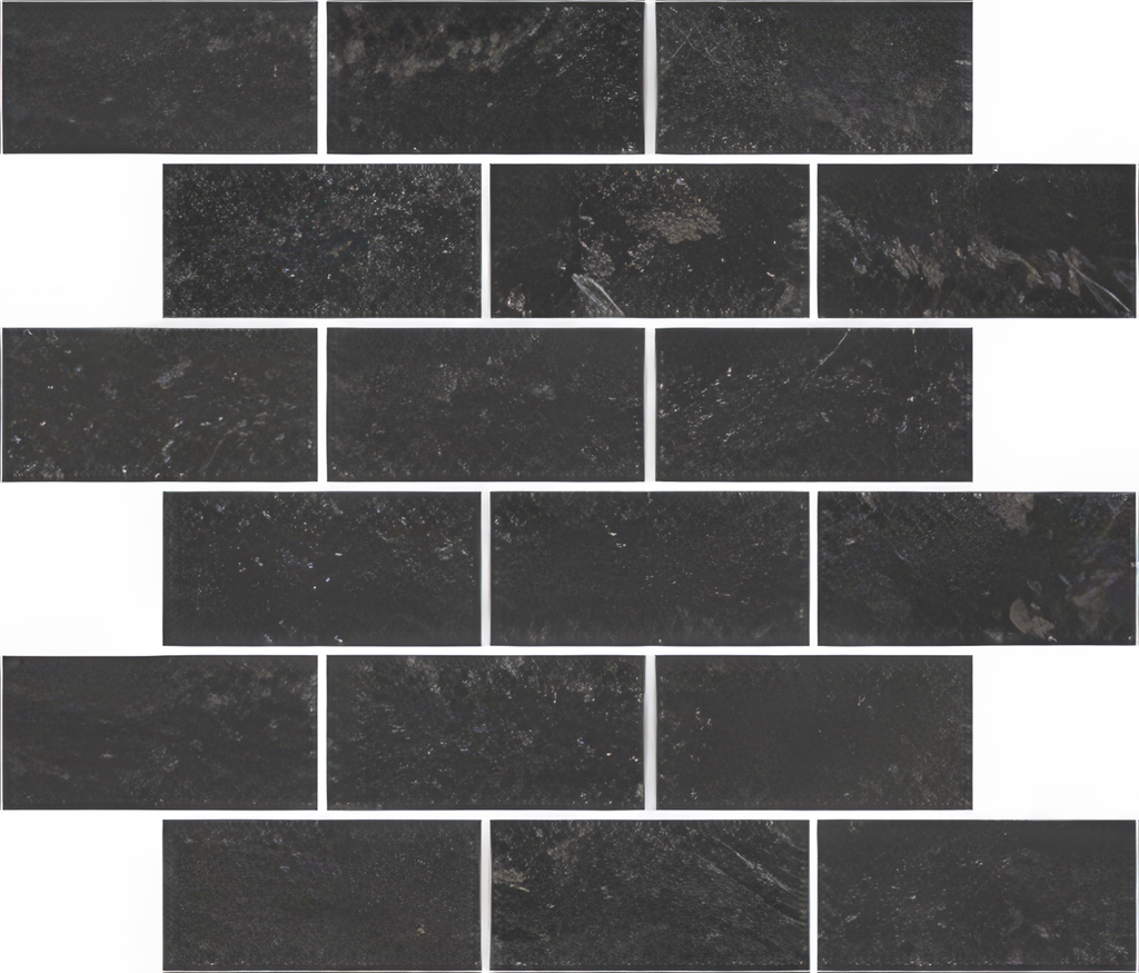 Contemporary Slate 2" x 4" Brick Mosaic Porcelain Tile - NOVA Tile & Stone