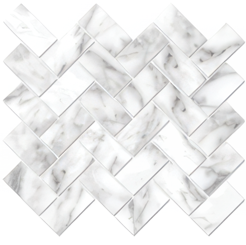 Mozart 1.5" x 3" Herringbone Mosaic Porcelain Tile - NOVA Tile & Stone