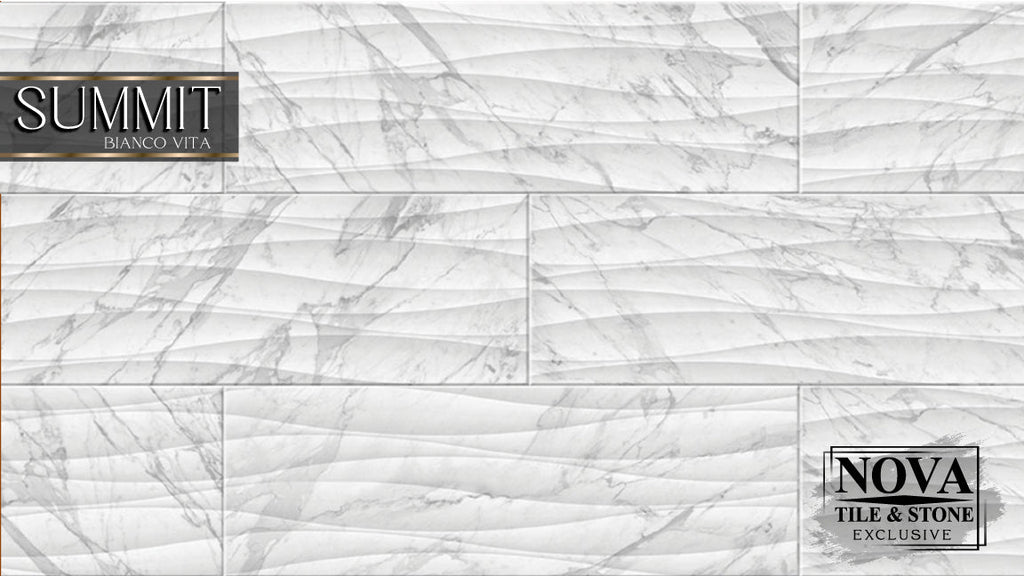 Summit 12" x 36" Rectangle Curva Ceramic Tile - NOVA Tile & Stone